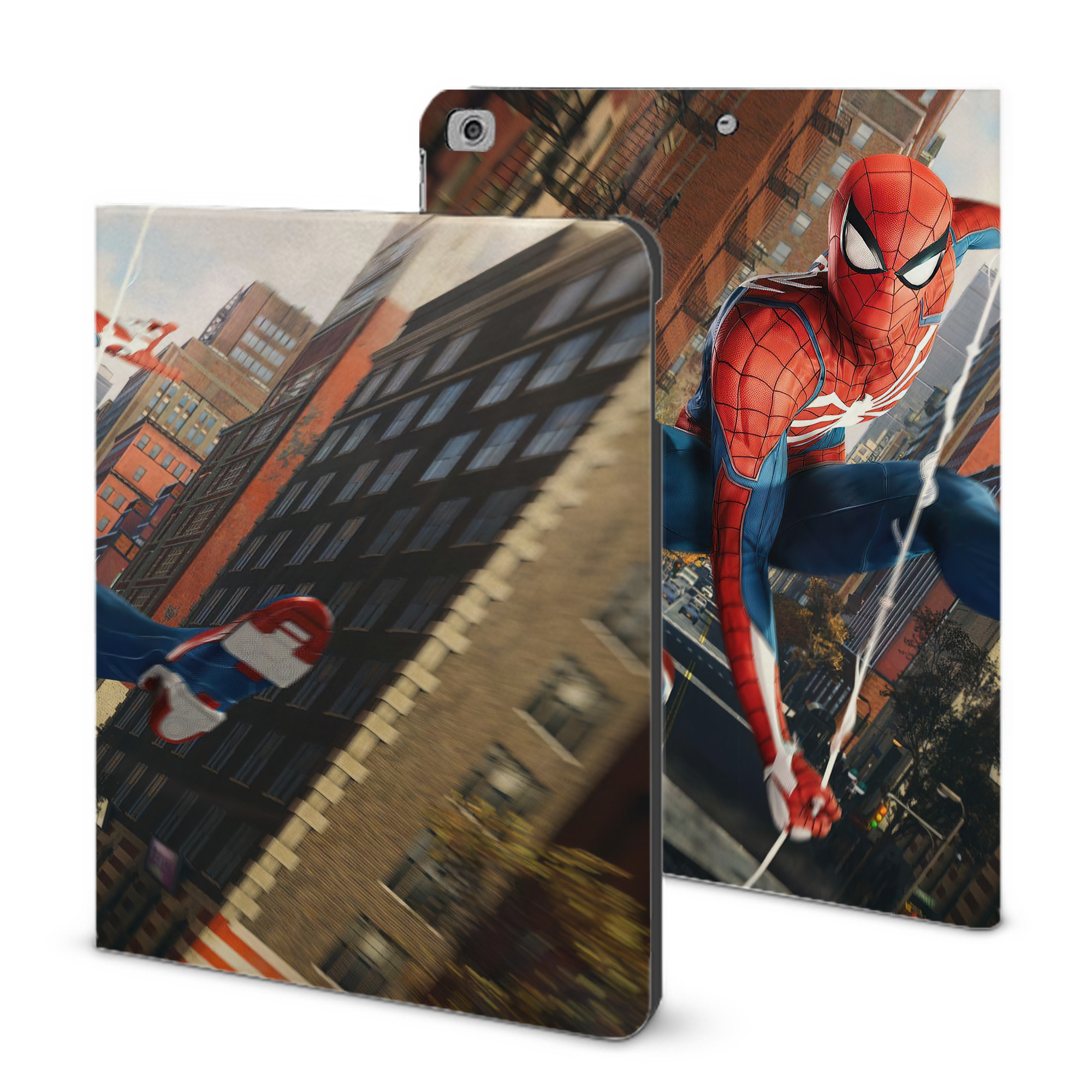 （画像用） アベンジャーズ The Avengers IPad ケース ブック型 PUレザー TPU 耐衝撃 軽量 薄型 ペン収納なし 全面保護 IPad 各モデル対応